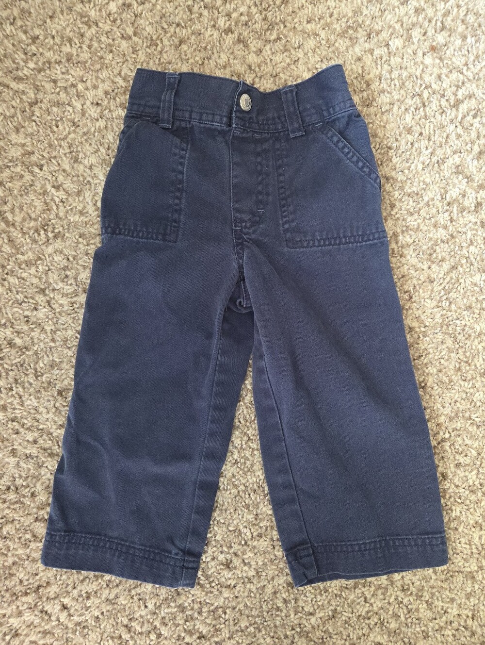 Boys Sonoma Straight Leg Pants Navy Blue